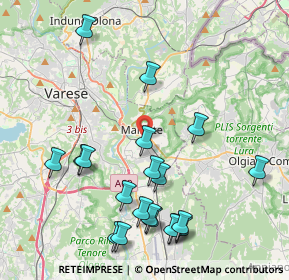 Mappa 21046 Malnate VA, Italia (4.59)