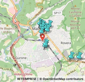 Mappa 21046 Malnate VA, Italia (0.61533)