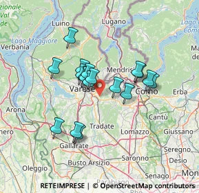 Mappa Via Val Camonica, 21046 Malnate VA, Italia (10.70167)