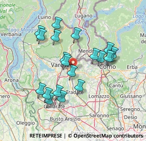 Mappa Via Val Camonica, 21046 Malnate VA, Italia (13.5425)