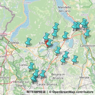 Mappa Via Nuova Vallassina, 22046 Merone CO, Italia (9.255)