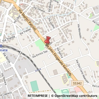 Mappa Via John Fitzgerald Kennedy, 21046 Malnate VA, Italia, 21046 Malnate, Varese (Lombardia)