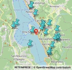 Mappa Str. di Ortello, 28016 Orta San Giulio NO, Italia (1.827)