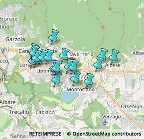 Mappa Via Briantea, 22030 Orsenigo CO, Italia (1.4915)