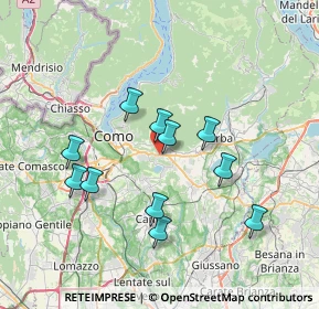 Mappa Via Briantea, 22030 Orsenigo CO, Italia (6.56818)