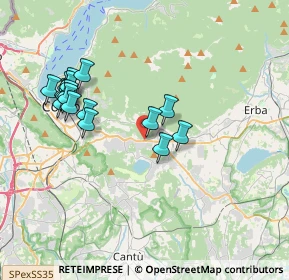 Mappa Via Briantea, 22030 Orsenigo CO, Italia (3.72118)