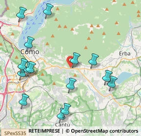 Mappa Via Briantea, 22030 Orsenigo CO, Italia (4.85333)