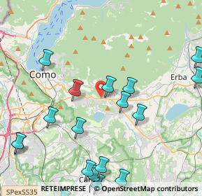 Mappa Via Briantea, 22030 Orsenigo CO, Italia (5.733)