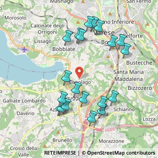 Mappa Via del Filagno, 21100 Capolago VA, Italia (2.117)
