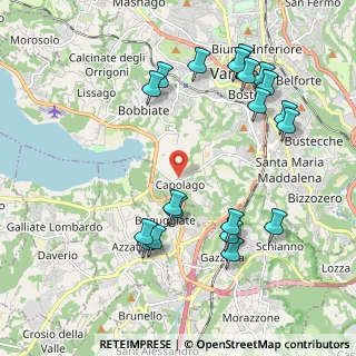 Mappa Via del Filagno, 21100 Capolago VA, Italia (2.24)