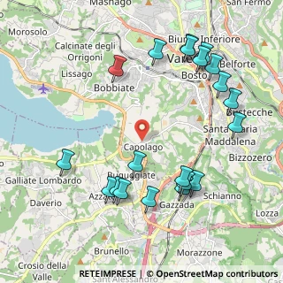 Mappa Via del Filagno, 21100 Capolago VA, Italia (2.3275)