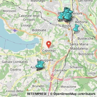 Mappa Via del Filagno, 21100 Capolago VA, Italia (2.746)