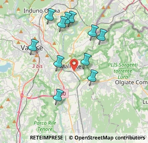 Mappa Via Armando Diaz, 21046 Malnate VA, Italia (3.67818)