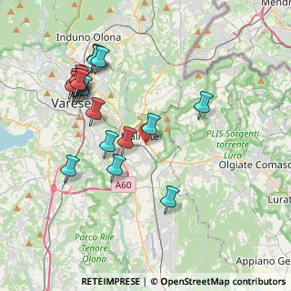 Mappa Via Armando Diaz, 21046 Malnate VA, Italia (4.206)