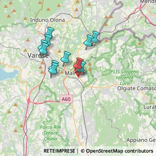 Mappa Via Armando Diaz, 21046 Malnate VA, Italia (3.17)