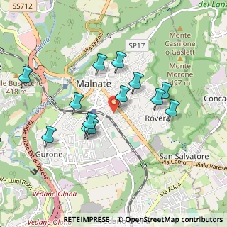 Mappa Via Armando Diaz, 21046 Malnate VA, Italia (0.84)