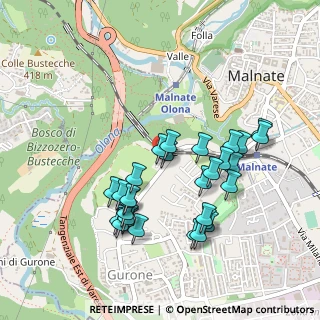 Mappa Via Luigi Cadorna, 21046 Malnate VA, Italia (0.44828)