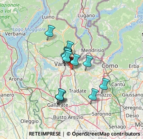 Mappa Via Luigi Cadorna, 21046 Malnate VA, Italia (9.41)
