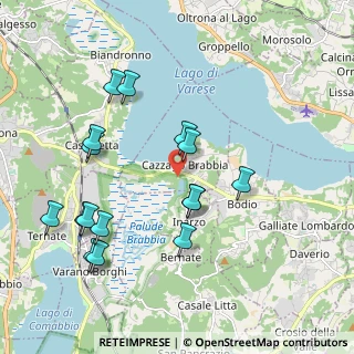 Mappa 21020 Cazzago Brabbia VA, Italia (2.075)