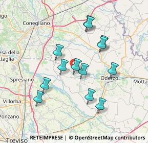 Mappa Via ai Comuni, 31020 San Polo di Piave TV, Italia (6.54538)