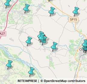 Mappa Via ai Comuni, 31020 San Polo di Piave TV, Italia (5.8655)