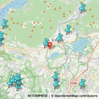 Mappa Via Castelnuovo, 22036 Erba CO, Italia (7.19563)