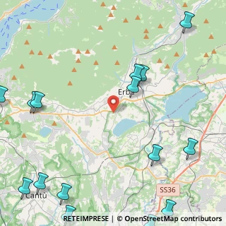Mappa Via Castelnuovo, 22036 Erba CO, Italia (6.778)