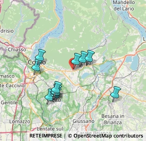 Mappa Via Dott. Luciano Schiavio, 22031 Albavilla CO, Italia (6.40182)