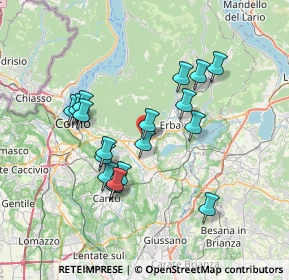 Mappa Via Dott. Luciano Schiavio, 22031 Albavilla CO, Italia (6.43)