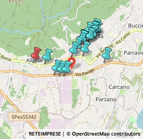 Mappa Via Dott. Luciano Schiavio, 22031 Albavilla CO, Italia (0.742)