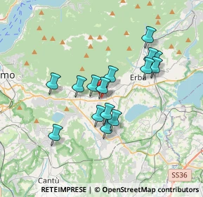 Mappa Via Dott. Luciano Schiavio, 22031 Albavilla CO, Italia (2.93867)