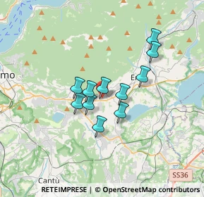 Mappa Via Dott. Luciano Schiavio, 22031 Albavilla CO, Italia (2.45182)