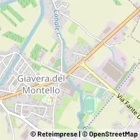 Karte Giavera del Montello
