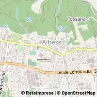 지도 Albese con Cassano