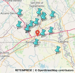 Mappa SP73, 30026 Portogruaro VE, Italia (6.45929)