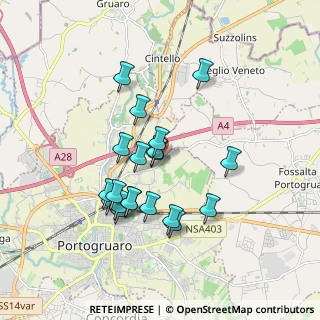 Mappa SP73, 30026 Portogruaro VE, Italia (1.5795)