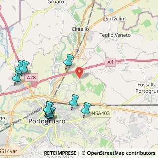 Mappa SP73, 30026 Portogruaro VE, Italia (2.61091)