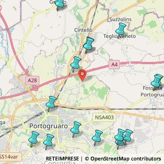 Mappa SP73, 30026 Portogruaro VE, Italia (3.17)