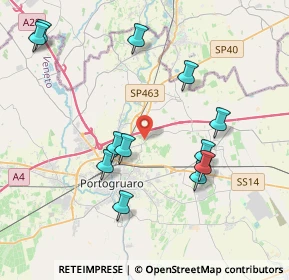 Mappa SP73, 30026 Portogruaro VE, Italia (4.1075)