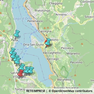 Mappa Via Miasino, 28016 Orta San Giulio NO, Italia (3.0825)