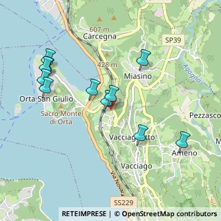 Mappa Via Miasino, 28016 Orta San Giulio NO, Italia (1.00909)