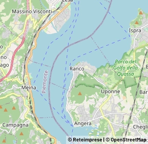 Mappa Via Lungo Lago, 21020 Ranco VA, Italia (3.22)