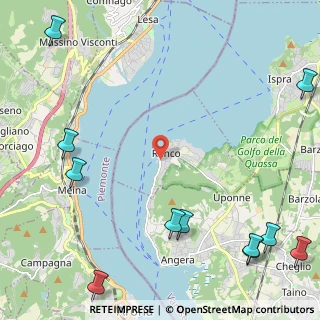 Mappa Via Lungo Lago, 21020 Ranco VA, Italia (3.42273)