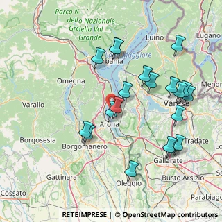 Mappa Via Lungo Lago, 21020 Ranco VA, Italia (16.332)