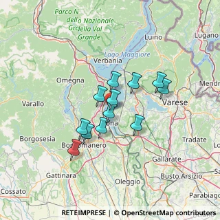 Mappa Lungolago Dino Ciani, 21020 Ranco VA, Italia (10.105)