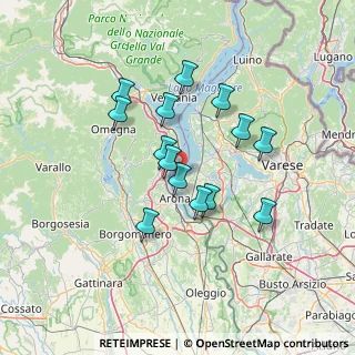 Mappa Via Lungo Lago, 21020 Ranco VA, Italia (11.53)