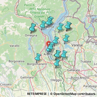 Mappa Via Lungo Lago, 21020 Ranco VA, Italia (12.16765)