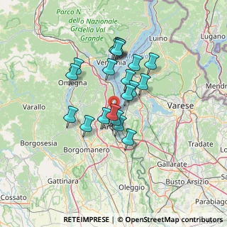 Mappa Lungolago Dino Ciani, 21020 Ranco VA, Italia (10.937)