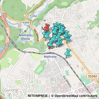 Mappa Piazzale Luraschi, 21046 Malnate VA, Italia (0.287)
