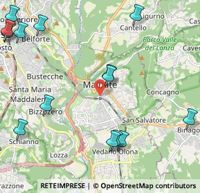 Mappa Piazzale Luraschi, 21046 Malnate VA, Italia (2.85643)